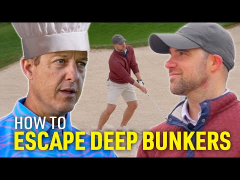 Dominate deep bunker shots with these tips from the Short Game Chef | Pros Teaching Joes