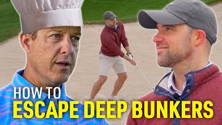 Dominate Deep Bunker Shots With These Tips From The Short Game Chef | Pros Teaching Joes