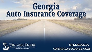 Georgia Car Insurance Coverage | WILLIAMS ELLEBY