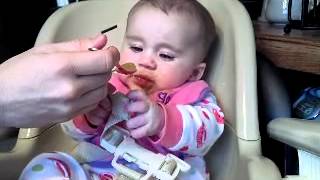 Eating Peas - First time