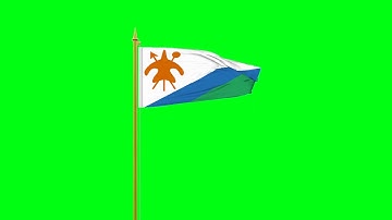 Lesotho - Flag 01 - World Flag Series - Sp Studio - Piyush Solanki