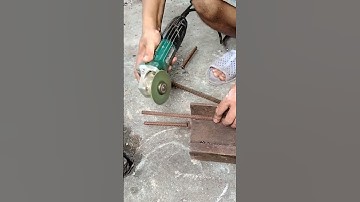 #diy , cách cắt sắt bằng máy mài góc không bị giật máy