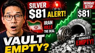 Silver $81 ALERT: Iran Kills the Deal & the COMEX Vault Is Almost Empty (Monday Setup)