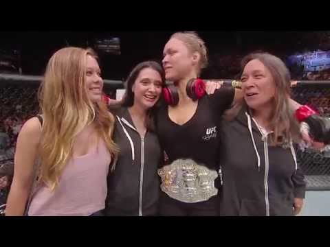 UFC 175: Ronda Rousey Octagon Interview