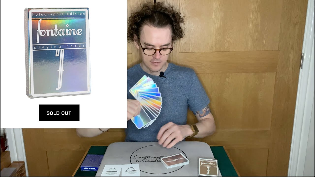 Holographic Fontaine Playing Cards Review