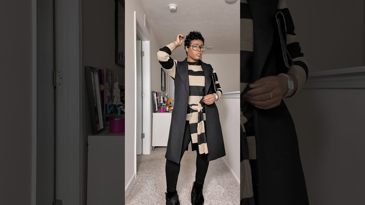 День 18: Просто леггинсы и свитер 🤭 Ах да, и добавьте немного меха 😉