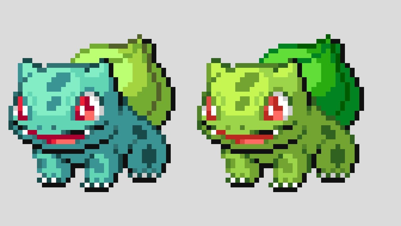 Shiny Bulbasaur Sprite Analysis shorts YouTube Shiny Bulbasaur Sprite Analysis shorts YouTube