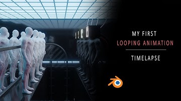 How I Did My First 3D Looping Animation - Blender - Inspired by Parasite Eve - Bring Me The Horizon