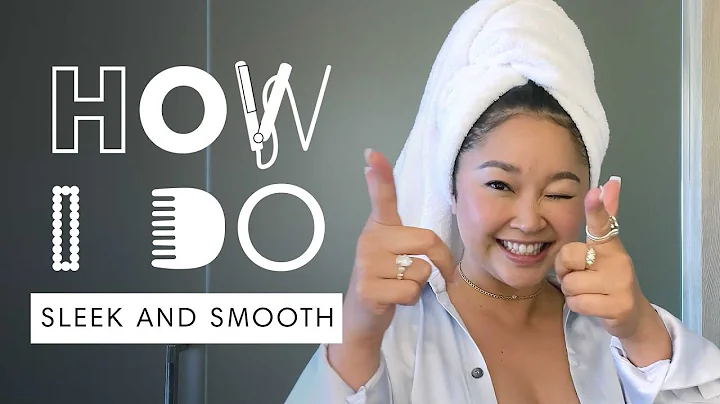 Lana Condor's Hydrating Tutorial For Super Sleek & Straight Hair | How I Do | Harper's BAZAAR