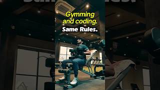 🐢Gymming and Coding🐢Same Rules.#coding#consistency#codingmotivation #dataengineering
