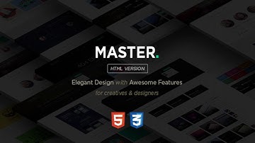 MASTER - Corporate Multipurpose HTML Template | Themeforest Website Templates and Themes
