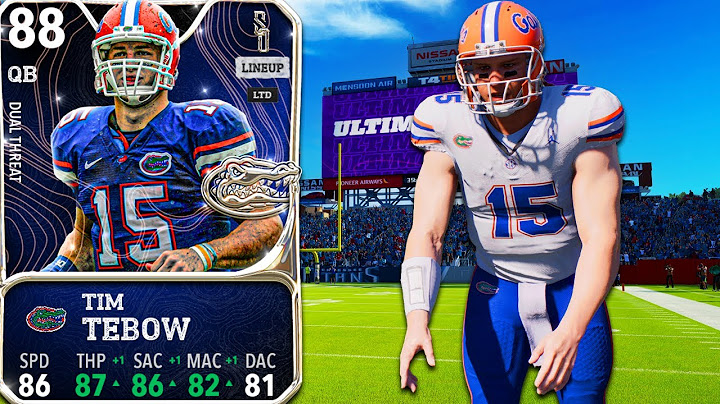 Is Tim Tebow the NEW QB1 in College Football 26?