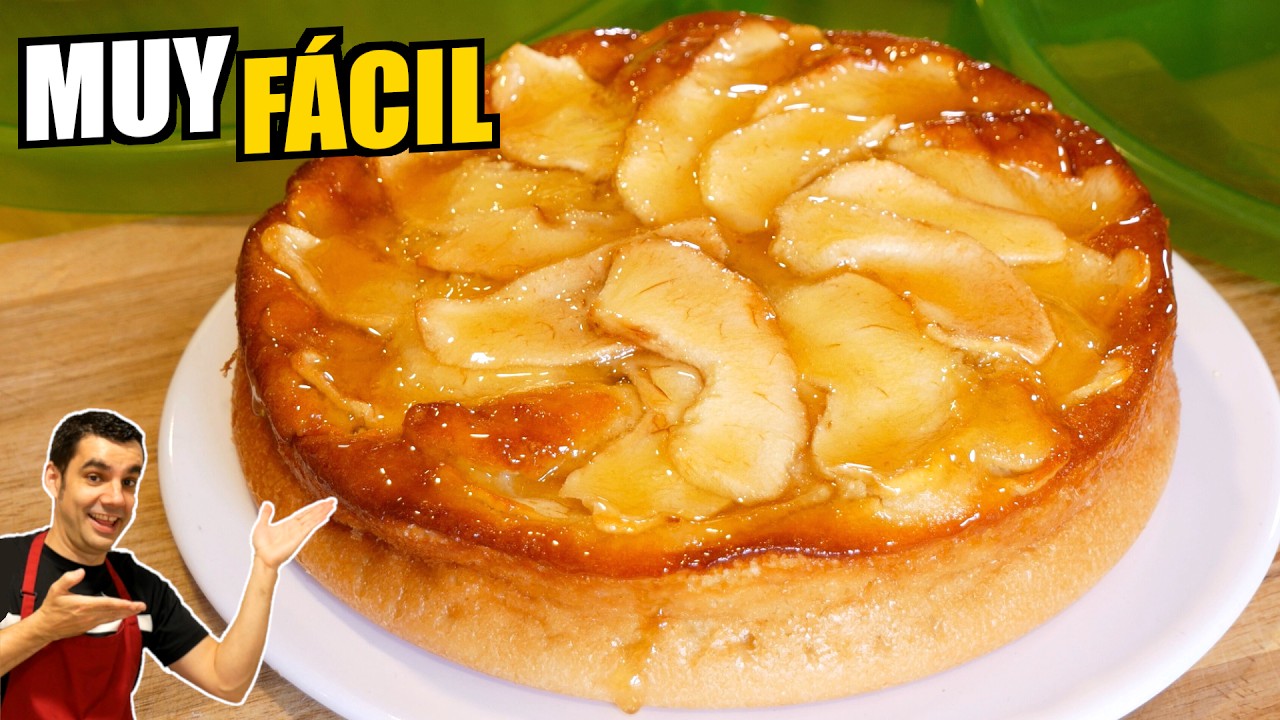 PREPARA la MEJOR TARTA de MANZANA con 3 TAZAS! 🌟 FÁCIL y DELICIOSA 🍎
