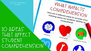 Areas That Impact Student Comprehension | Ciera Harris Teaching