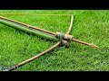 Making crossbows and arrows from bamboo  creative ideas from bamboo