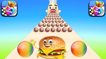 New satisfying gameplay All TikTok Games max levels Az run burger run