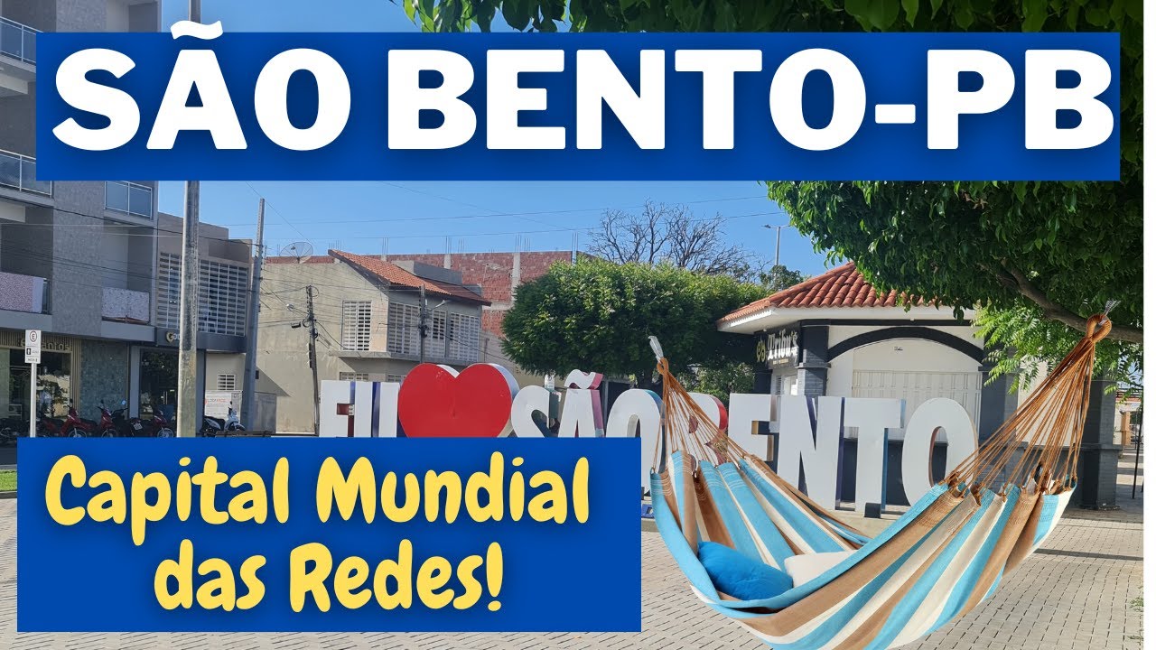Fui conhecer a capital Mundial das Redes, São Bento no sertão da Paraíba.
