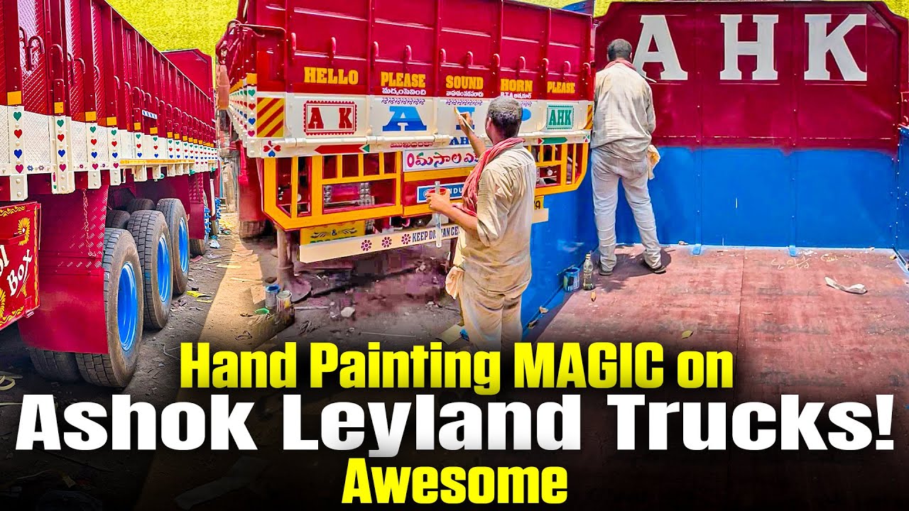 WATCH Artist Turns Truck into MASTERPIECE with Hand Painting! 