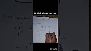 2×2 matrice multiplication clear explanation #maths #mathstricks #matrices #easy #simpleway