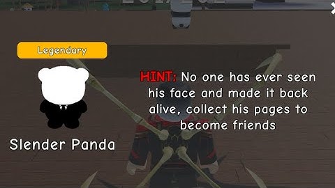 How to get slender panda in find the pandas 2024