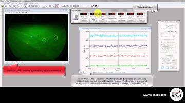 kSA 400 Analytical RHEED System Auto Exposure Control Demonstration