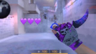 Karambit Purple Camo