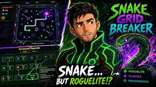 I FOUND A HIDDEN ROGUELIKE GEM! SNAKE GRIDBREAKER SO MUCH TO DO!#actionroguelike #aenduril #strategy screenshot 2