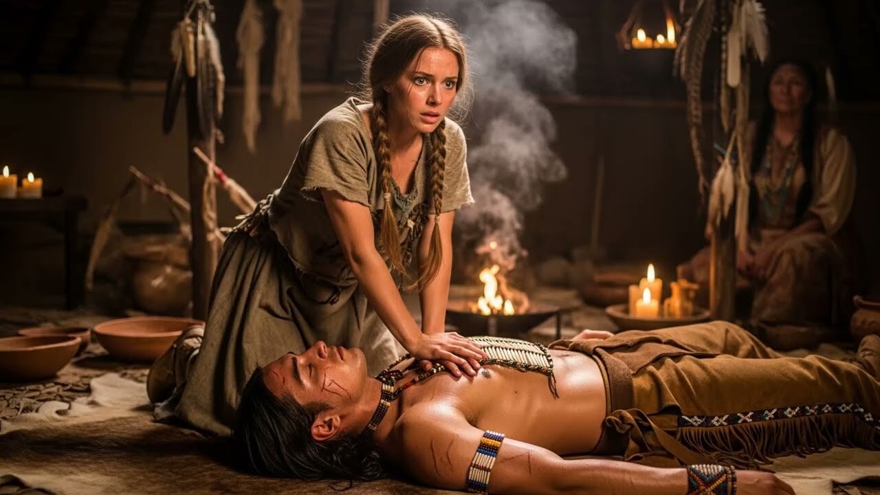 Hijo del Jefe Apache Deja de Respirar… ¡Y Solo la Prisionera Blanca Arriesga su Vida para Salvarlo!