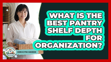 What Is The Best Pantry Shelf Depth For Organization? - Homekeeping Handbook