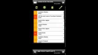 Earthquake alert application for android devices screenshot 5
