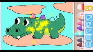 Crocodile Coloring Pages for Children