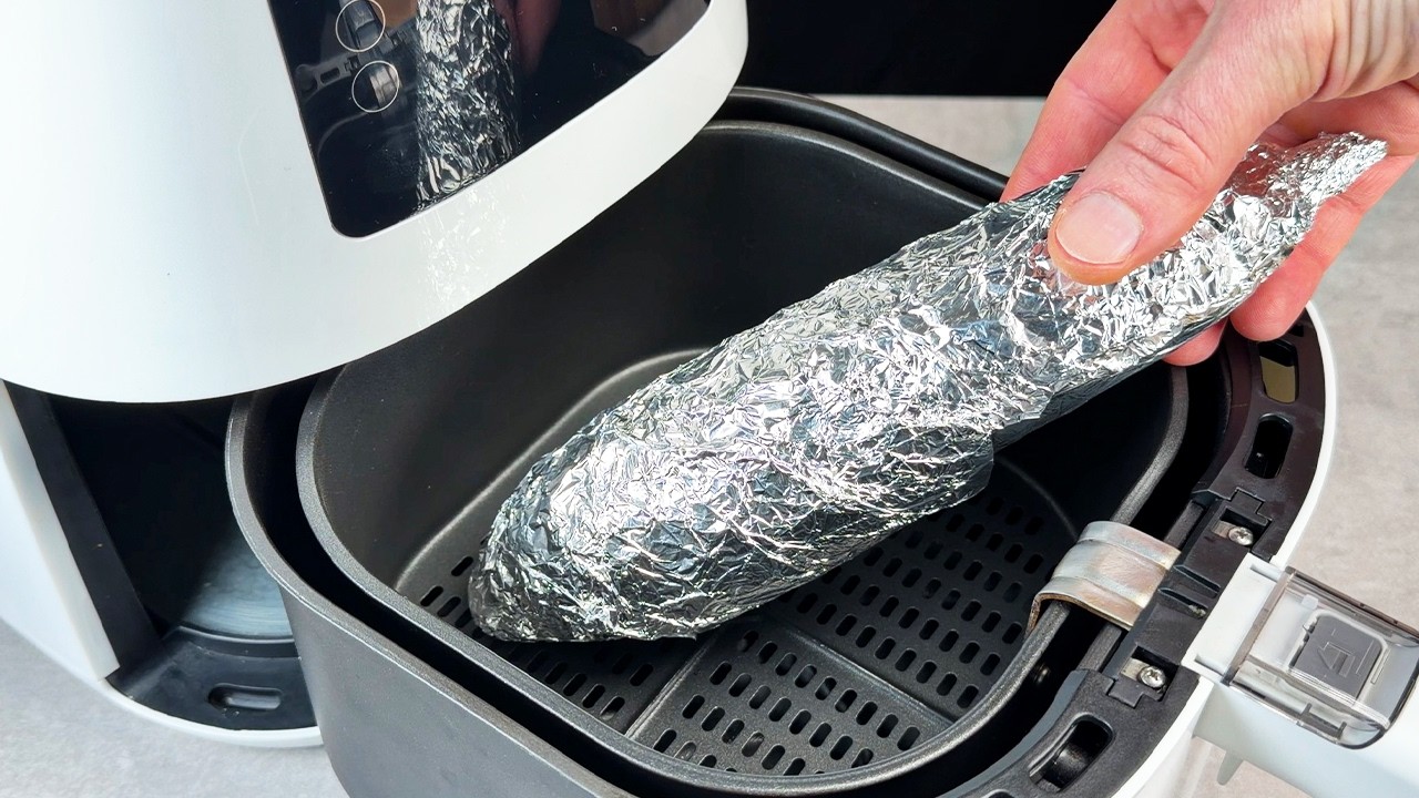 Фольга + Баклажаны + Аэрогриль = Мой самый простой ужин!