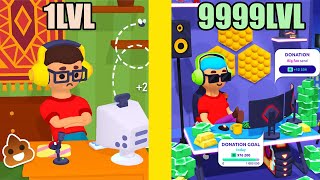 Idle Streamer! Unlimited Money MOD APK Free Download