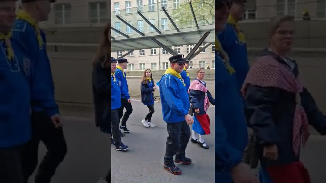 Ausmarsch nach Harpen zum 634 Maiabendfest in Bochum