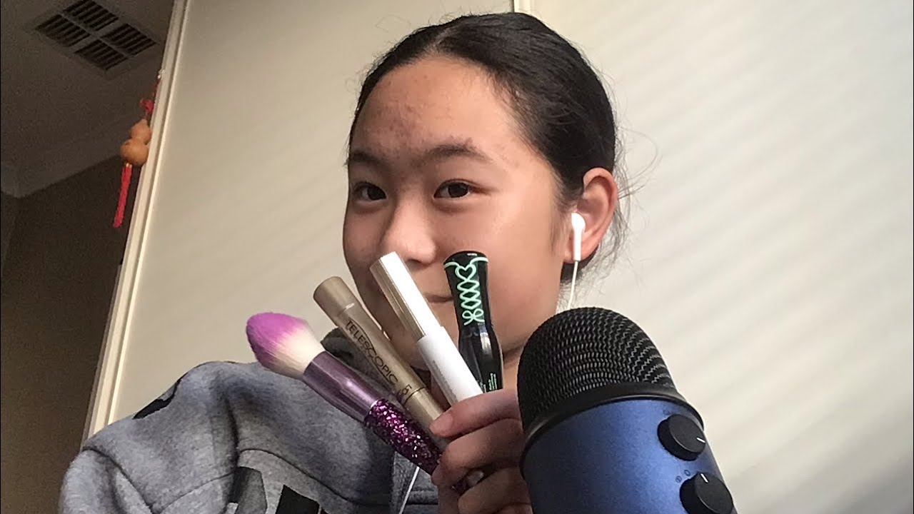 ASMR my updated makeup routine!😍