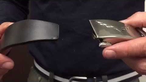 How to release a Nexbelt Buckle