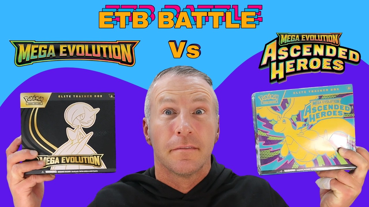 Ascended Heroes Vs Mega Evolutions ETB Battle – Which Pokémon Set Wins?