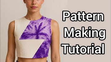 Patternmaking Tutorial: Dart Manipulation for Asymmetrical Crop Top Design