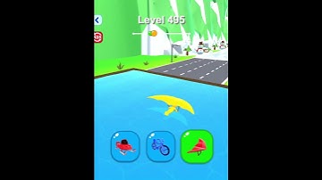 LEVEL 495N Shape shifting game very cool and gnarly hyper casual game.#shapeshifting #shorts #games