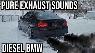 Diesel Bmw - Pure Sound - Stuck In Snow 2011 Bmw 335D E90