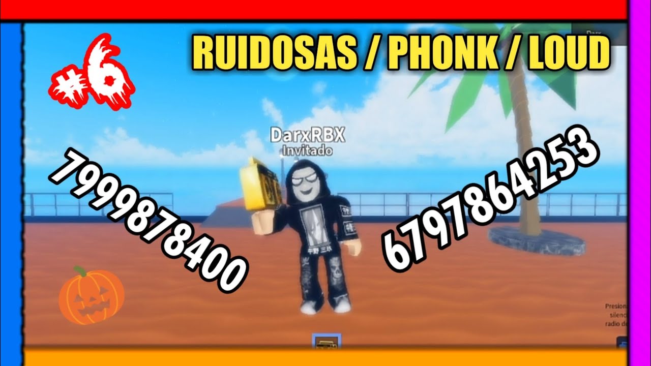 IDS PRIVADAS / RUIDOSAS / LOUD / PHONK PARTE 6 (FUNCIONANDO) DE ROBLOX ???  