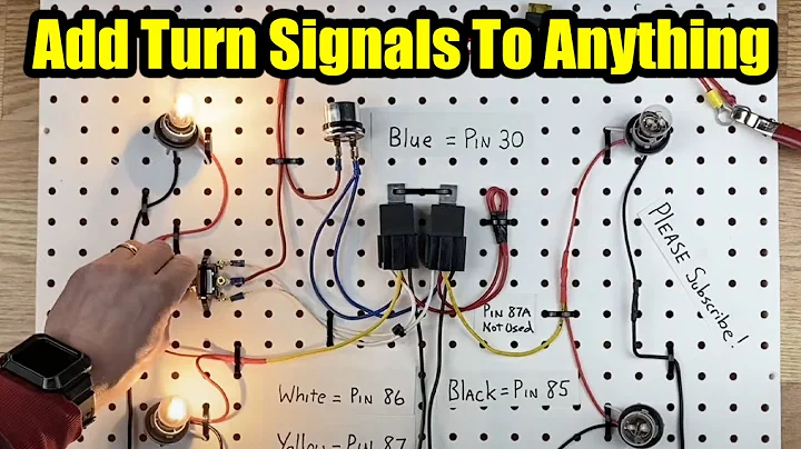 How To Wire a Turn Signal Flasher Relay Directional Blinker on a Car / Truck / ATV / Motorcycle