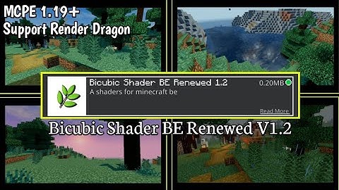 Amazing! Bicubic Shader BE Renewed V1.2 - Minecraft PE 1.19+