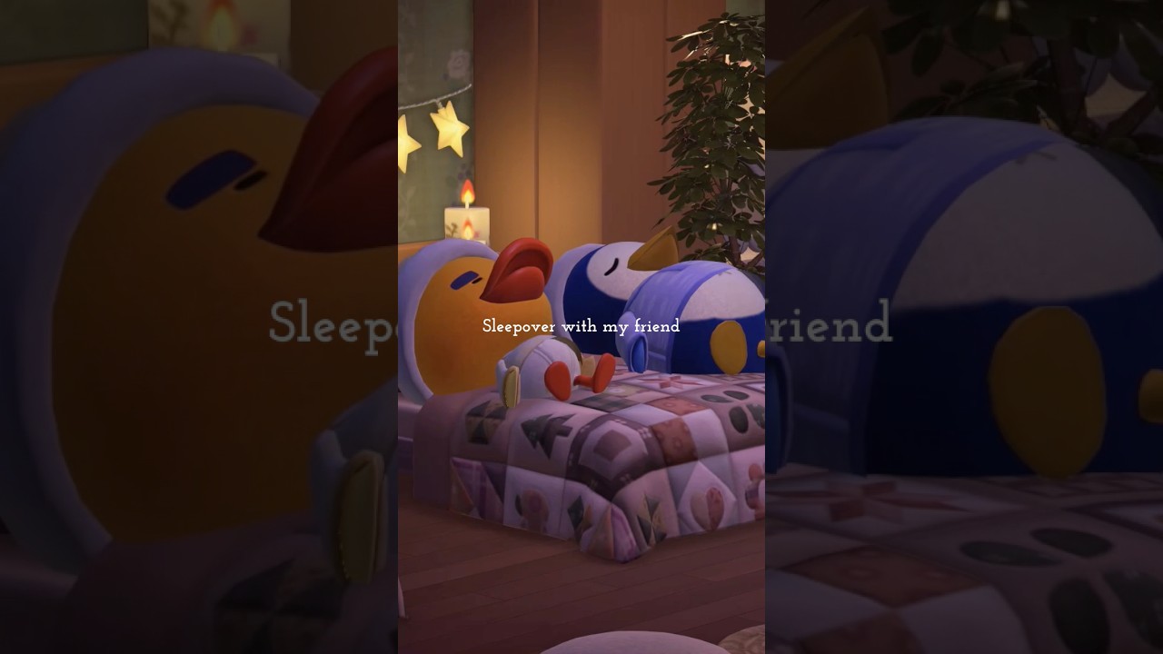 お泊まり会🛏💭 あつ森Vlog🌳 #animalcrossingnewhorizons #acnh #animalcrossing #vlog #あつ森 #あつまれどうぶつの森