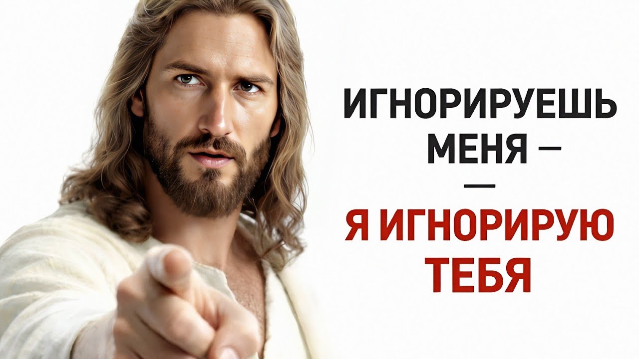 🛑Бог говорит: 🚨Если вы будете продолжать игнорировать Его, это произойдет😱🙏 | Послание Бога