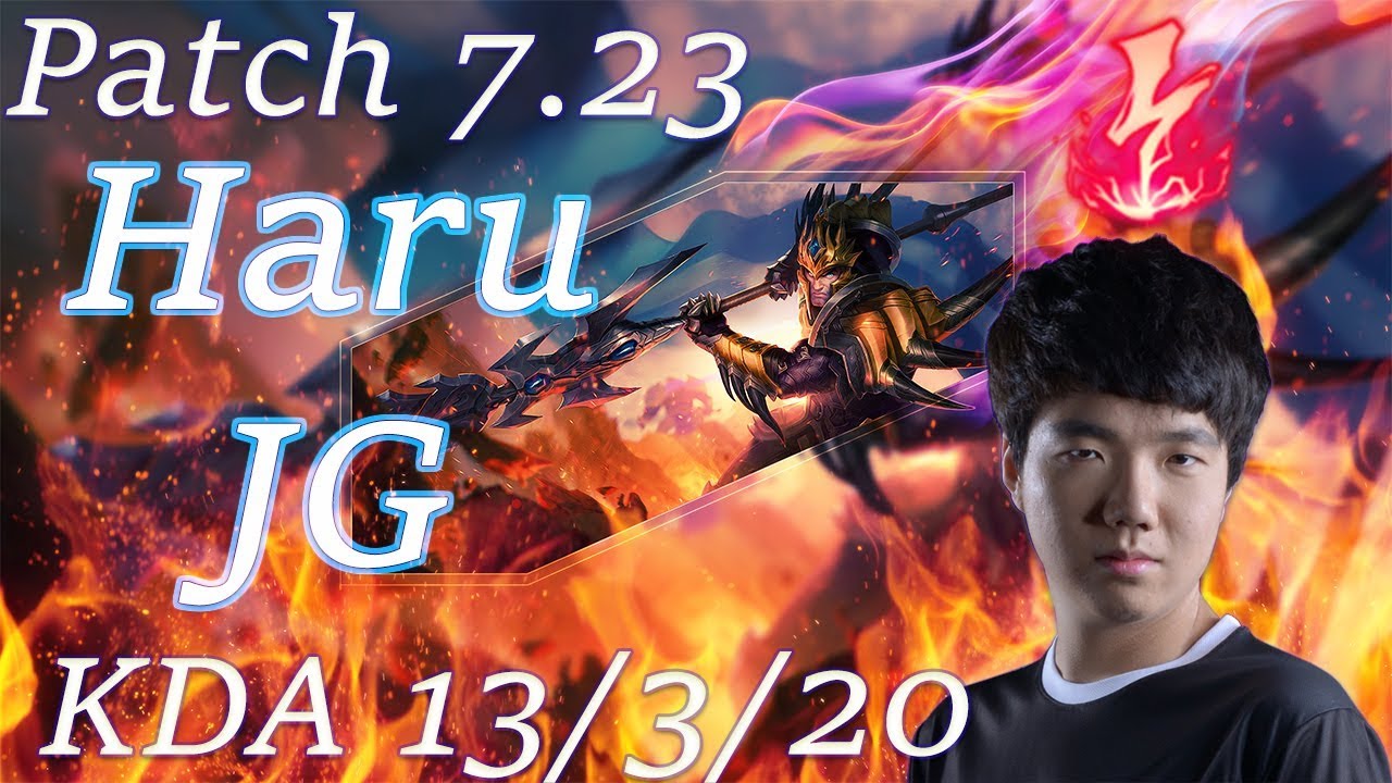 SSG Haru Jarvan IV Vs Sejuani Patch 7.23 KDA 13/2/20