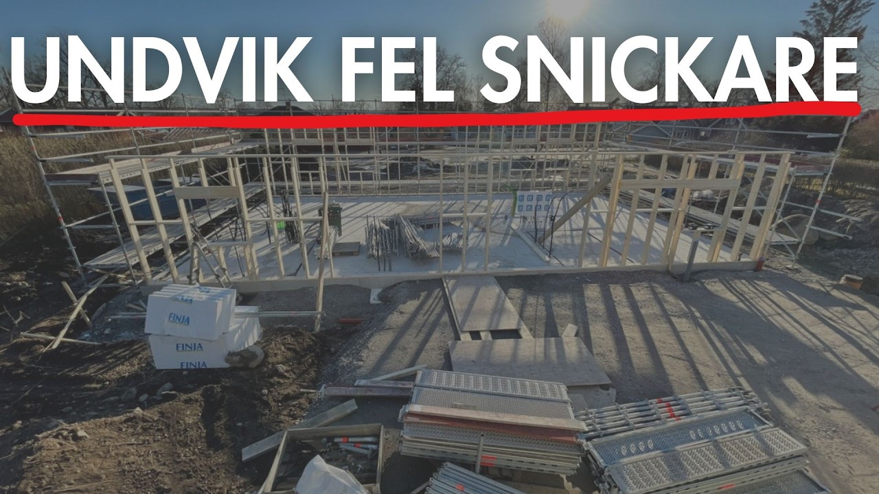 Hitta rätt snickare på 18 minuter för ditt bygge