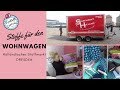 Polsterstoffe für den Wohnwagen - Holländischer Stoffmarkt / Ikea Dresden