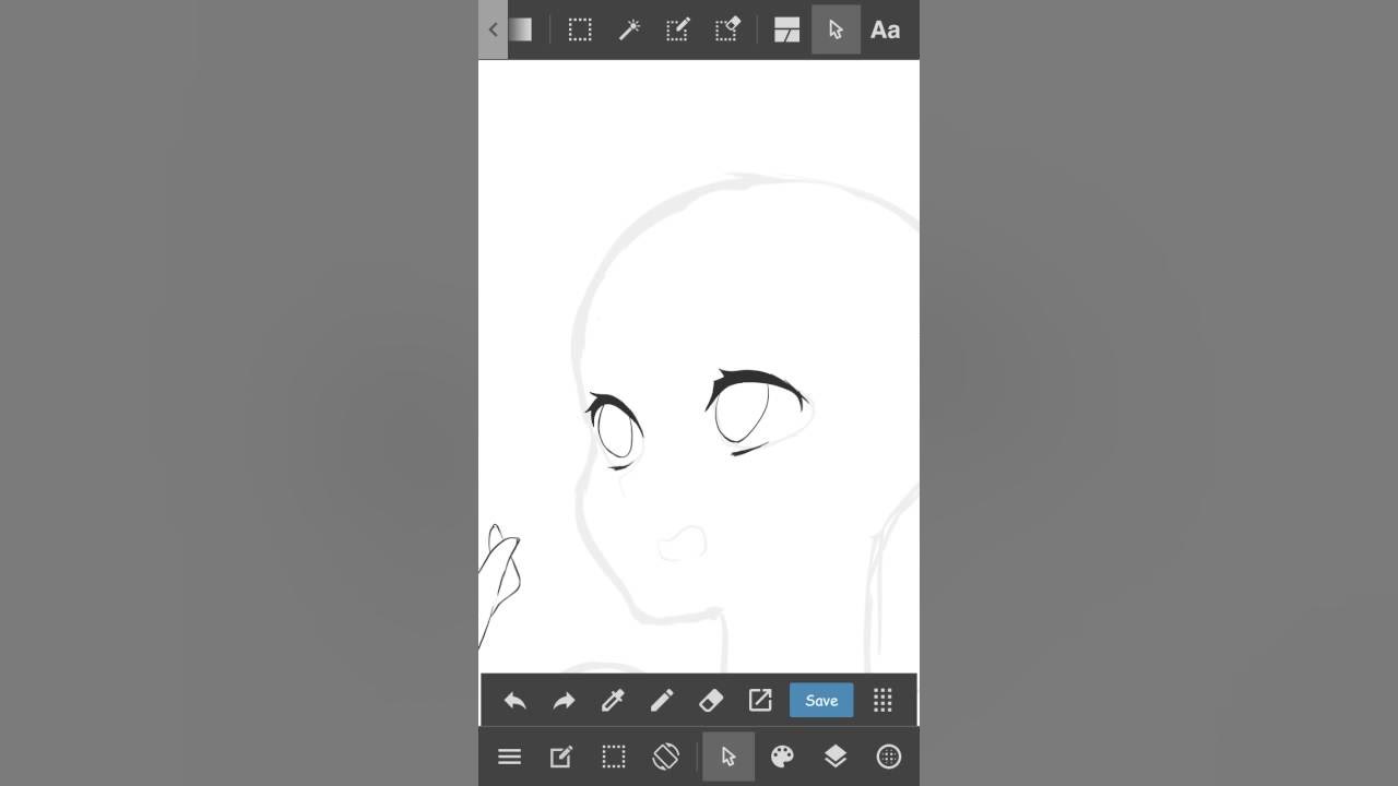 Medibang paint Android "transform free tool" YouTube