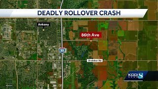 Des Moines teen dies after truck rolls over into ditch